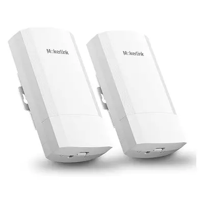 mokerlink WiFi Bridge, CPE Wireless externí přenos pro PtP a PtMP, vzdálenost 5,8 GHz 900 Mbps 2