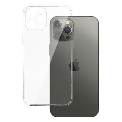 Tenký gelový obal pro iPhone 12 PRO MAX - Transparentní