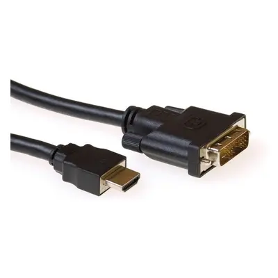 Ewent - Video/audio kabel - HDMI / DVI - DVI-D (M) na HDMI (M) - 2 m - černý