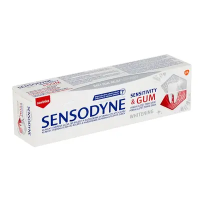 Sensodyne Sensitivity & Gum Whitening zubní pasta s fluoridem 75ml