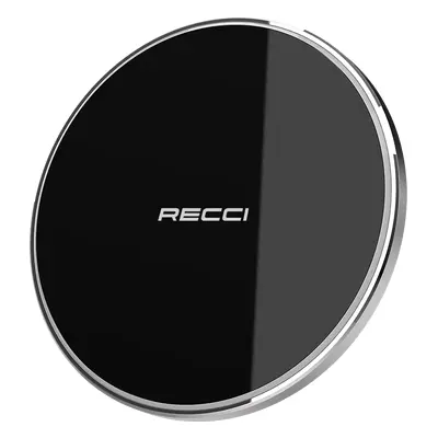 Bezdrátová rychlonabíječka Recci RCW-08 10W - Černá