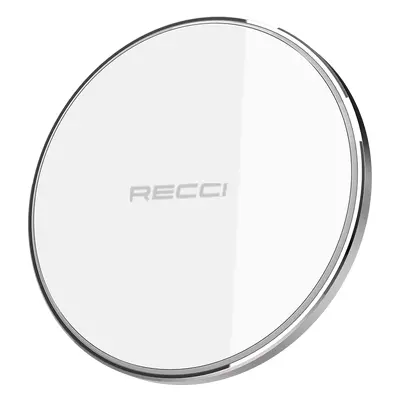 Bezdrátová rychlonabíječka Recci RCW-08 10W - Bílá