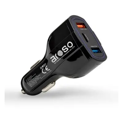 Aroso Autonabíječka 2x USB, 1x USB-C 12/32V