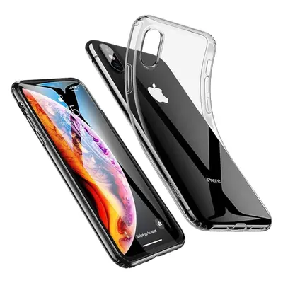 Tenký gelový obal pro iPhone X/XS - Transparentní