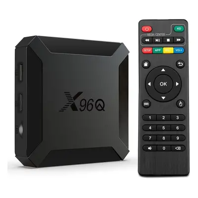 Smart TV box X96Q PRO, přehrávač médií 4K, Android 10, paměť 1 GB + 8 GB, čip Allwinner H313 2.4