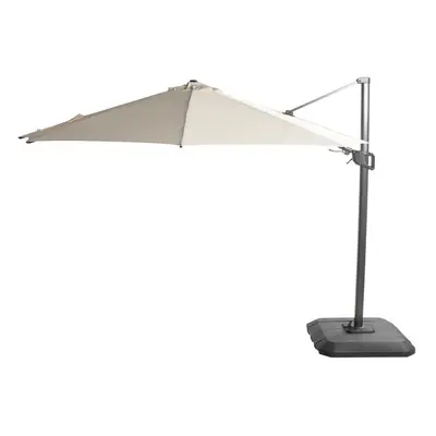 Béžový slunečník ø 350 cm Shadowflex Deluxe – Hartman