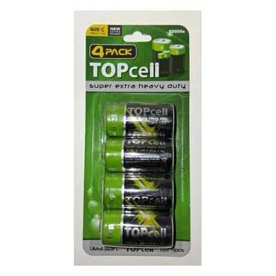 Baterie TOP cell - 1,5V Typ C 4 Pack