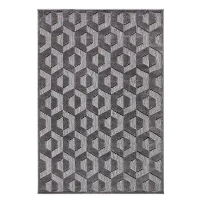 Antracitový koberec 160x235 cm Iconic Hexa – Hanse Home