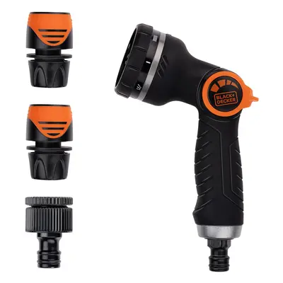 Zavlažovací pistole se 3 spojkami Black+Decker 871125223543