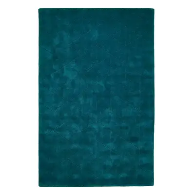 Smaragdově zelený vlněný koberec Think Rugs Kasbah, 120 x 170 cm