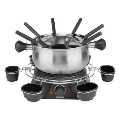 Tristar FO-1109 fondue 1400 W 8 napichovátek na fondue černá, nerezová ocel