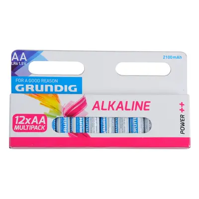 Grundig alkalické baterie AA 1,5 V LR6 sada 12ks 871125251677