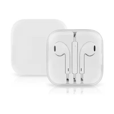 Sluchátka earpods OEM s 3.5mm konektorem Bílé V-356