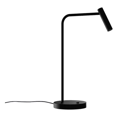 Černá stolní lampa SULION Alexia, výška 50,3 cm