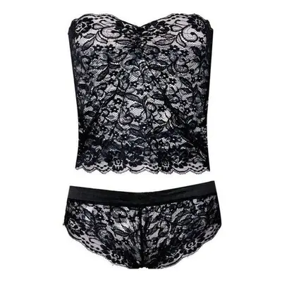 Sexy krajkový set - 3 barvy - černá, velikost 2 ATSS32789458564blackS Velikosti XS-XXL: S