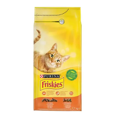 Purina FRISKIES s kuřetem a se zeleninou 1,7kg