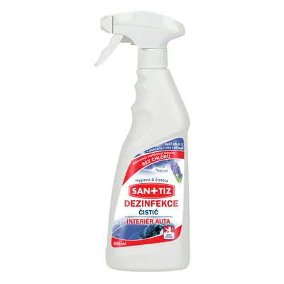 Čistící přípravek pro interiér automobilu / dezinfekce Sanitiz 500ml - parfém Hyacint 31.420