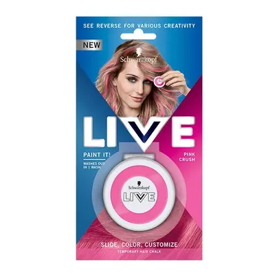 Schwarzkopf Live Paint It! smývatelná křída na vlasy Pink Crush 3,5 g