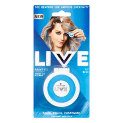 Schwarzkopf Live Paint It! smývatelná křída na vlasy Icy Blue