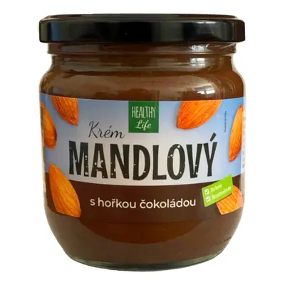 iPlody Mandlový krém s hořkou čokoládou 400 g