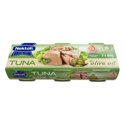 Nekton Tuňák v olivovém oleji 3 x 80g