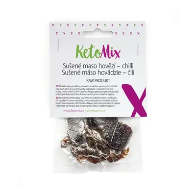 KetoMix Sušené maso hovězí – chilli 25 g