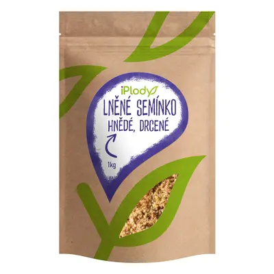 iPlody Lněné semínko hnědé, čerstvě drcené 1 kg