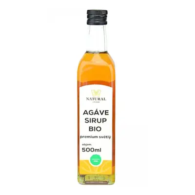 Natural Jihlava Agáve sirup premium světlý BIO 500 ml