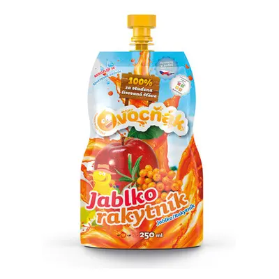 Ovocňák šťáva jablko-rakytník 250 ml