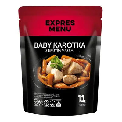 EXPRES MENU Baby karotka s krůtím masem 300 g