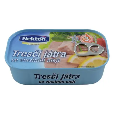 Nekton Tresčí játra ve vlastním oleji 115 g