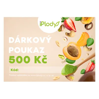 iPlody Dárková poukázka v hodnotě 500 Kč