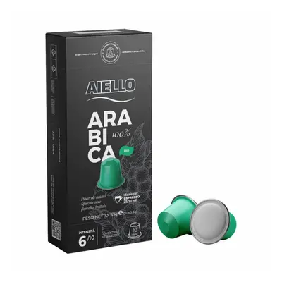 Káva Aiello kapsle 100 % Arabica 10 ks