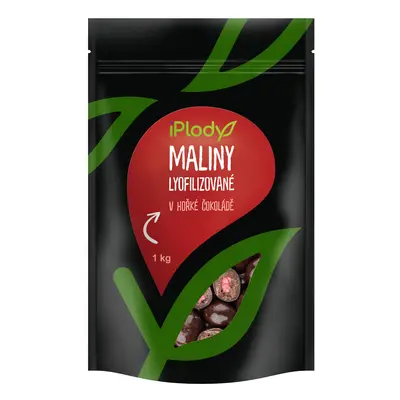 iPlody Lyofilizované maliny v hořké čokoládě 1 kg