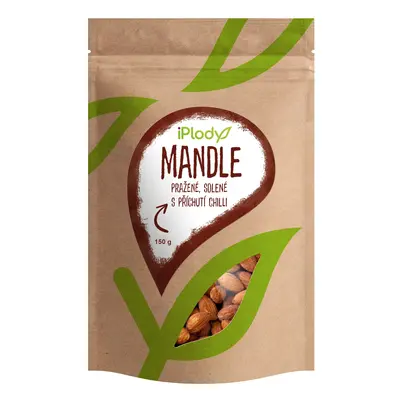 iPlody Mandle pražené, solené s příchutí chilli 150 g