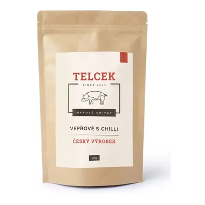 Telcek VEPŘOVÉ CHIPSY chilli 50 g