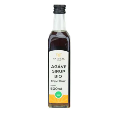 Natural Jihlava Agáve sirup tmavý RAW, BIO 500ml