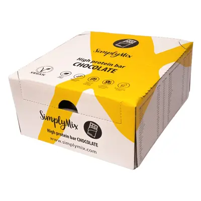 SimplyMix tyčinky čokoláda s malinou 12x50g