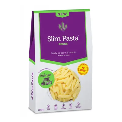 Slim Pasta Konjakové nudle ve tvaru penne bez nálevu a aroma 200g