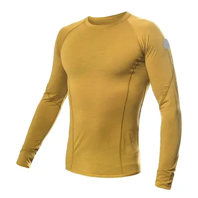 SENSOR MERINO AIR pánské triko dl.rukáv mustard