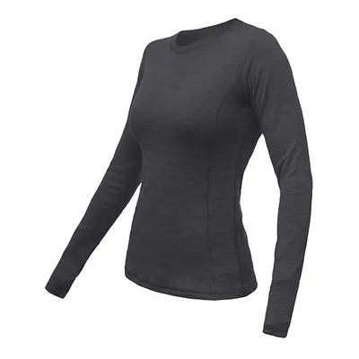 SENSOR MERINO BOLD dámské triko dl.rukáv anthracite gray