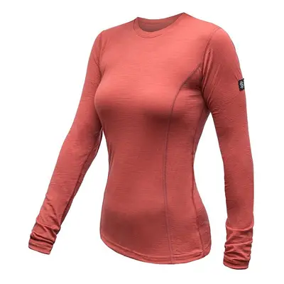 SENSOR MERINO ACTIVE dámské triko dl.rukáv terracotta