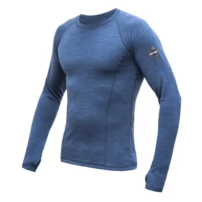 SENSOR MERINO BOLD pánské triko dl.rukáv cool blue