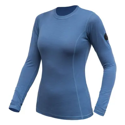 SENSOR MERINO AIR dámské triko dl.rukáv riviera blue