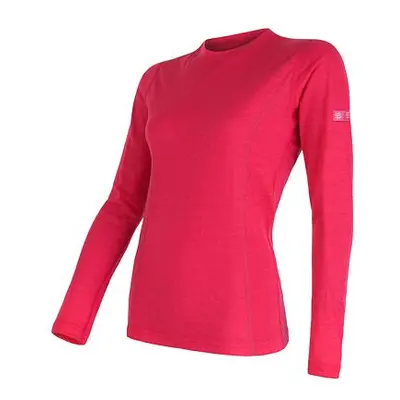 SENSOR MERINO ACTIVE dámské triko dl.rukáv magenta