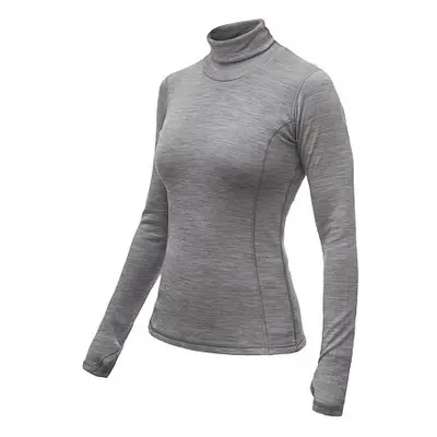 SENSOR MERINO BOLD dámské triko dl.rukáv roll neck cool gray