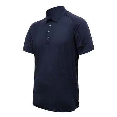 SENSOR MERINO ACTIVE POLO pánské triko kr.rukáv deep blue