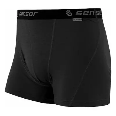 SENSOR MERINO ACTIVE pánské trenky černá