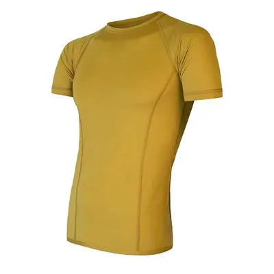 SENSOR MERINO AIR pánské triko kr.rukáv mustard