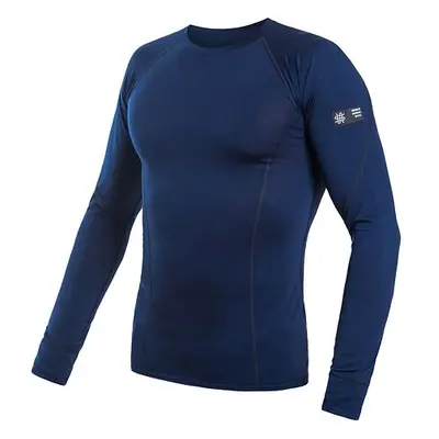 SENSOR MERINO ACTIVE pánské triko dl.rukáv deep blue